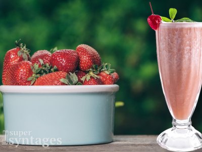 Δροσιστικό milkshake φράουλα 