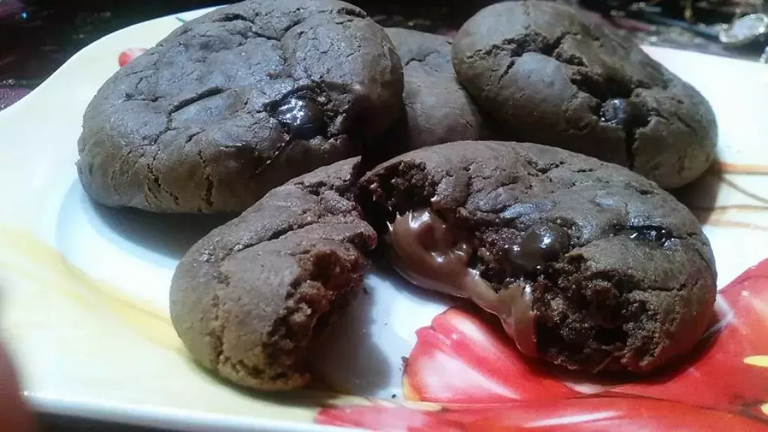 Cookies σοκολατένια, κόλαση!